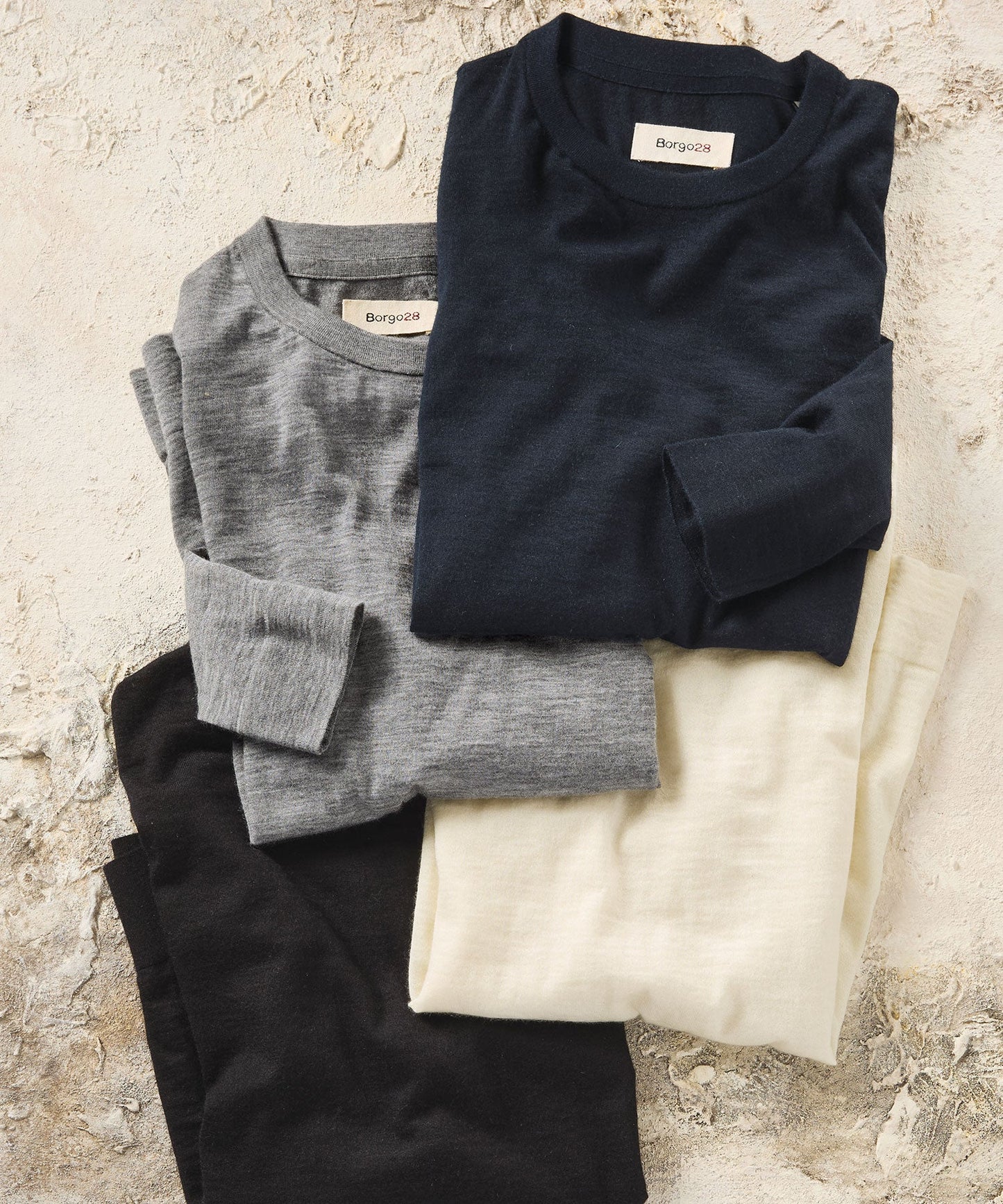 Borgo 28 - LS Raglan Cashmere Sweater