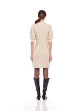 Load image into Gallery viewer, Model wearing Fifteen Twenty - Elsie Dress in Oatmeal - back.