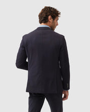 Load image into Gallery viewer, Model wearing Rodd & Gunn - Fairton Jacket in Marine - back.