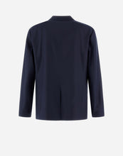 Load image into Gallery viewer, Herno Men's Single Breasted Blazer in Blue Navy - back.
