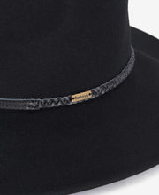 Load image into Gallery viewer, Barbour Tack Fedora in Black.