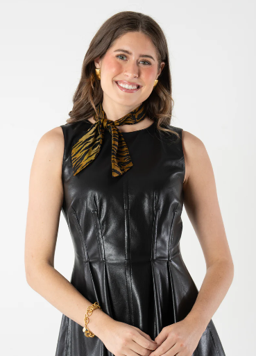 Emily McCarthy - Hand-Stitched Silk Scarfette