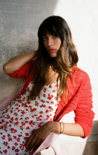 Load image into Gallery viewer, Model wearing ZSupply - Hana La Rosa Ditsy Maxi Dress in Sea Salt.