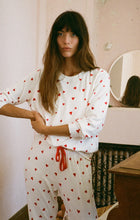 Load image into Gallery viewer, Model wearing ZSupply - Classic Heart LS Top in Rendezvous