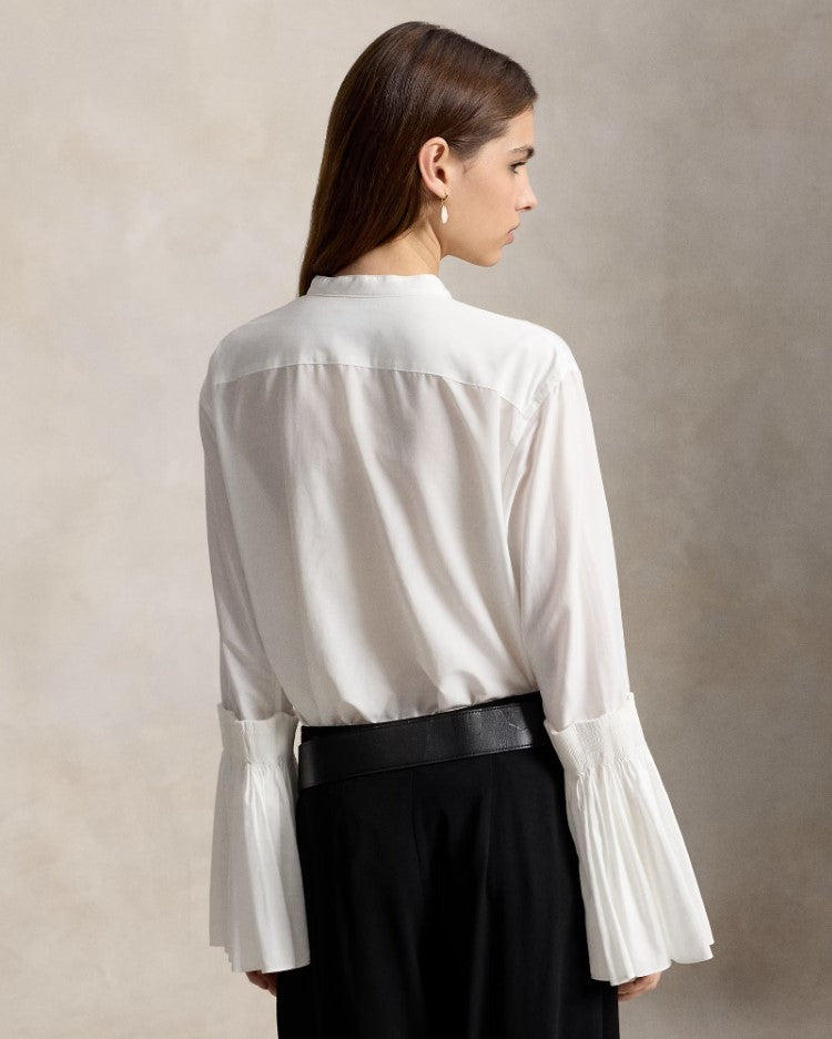 Polo Ralph Lauren - Cotton-Silk Bell-Sleeve Shirt