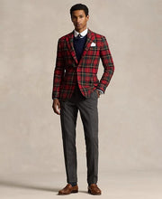 Load image into Gallery viewer, Model wearing POLO Ralph Lauren - Holiday Tartan Plaid Sport Coat.