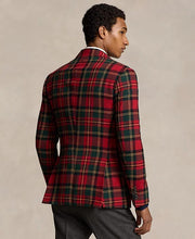 Load image into Gallery viewer, Model wearing POLO Ralph Lauren - Holiday Tartan Plaid Sport Coat - back.