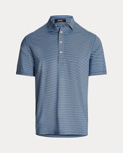 Load image into Gallery viewer, RLX - Ralph Lauren Classic Fit Performance Polo Shirt in Refined Navy/Austin Blue.