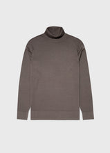 Load image into Gallery viewer, Sunspel - Merino Roll Neck Jumper in Cedar.