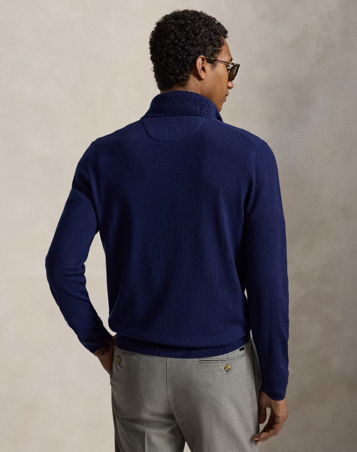 RLX- Wool Quarter-Zip Sweater