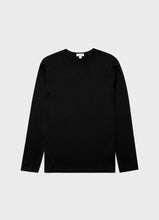 Load image into Gallery viewer, Sunspel Classic LS Crew Neck T-shirt in White.