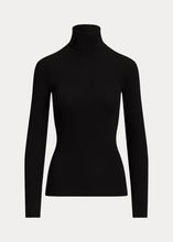 Load image into Gallery viewer, Polo Ralph Lauren - Stretch Ribbed Turtleneck in Black.