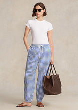 Load image into Gallery viewer, Model wearing Polo Ralph Lauren - Ribbed Cotton Tee in White..