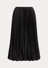 Load image into Gallery viewer, Polo Ralph Lauren - Pleated Georgette Skirt in Black.