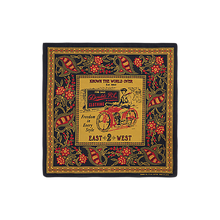 Load image into Gallery viewer, RRL - Motorcyclist-Print Cotton East 2 West Bandana in Navy/Yellow/Red.