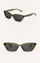 Load image into Gallery viewer, ZSupply Staycation Sunglasses in moss - grey polarized.
