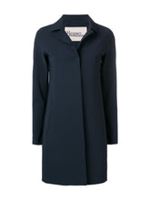 Load image into Gallery viewer, Herno Women's Act First Scuba Snap Front Jacket in Blu Navy.