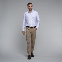 Load image into Gallery viewer, Model wearing Schoffel Men's Canterbury 5 Pocket Jean in Camel.