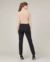 Load image into Gallery viewer, Model wearing Spanx - The Perfect Pant, Slim Straight in Classic Black 20254R - back.