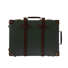 Load image into Gallery viewer, Globe-Trotter Centenary 20" Trolley case in green/brown.