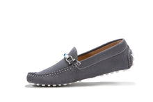 Load image into Gallery viewer, Riomar Deck Driver Slip on Loafer Stingray Grey Side.