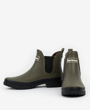 Load image into Gallery viewer, Barbour Mallow Wellington Boot in Dusky Khaki.