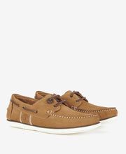 Load image into Gallery viewer, Barbour Wake Boat Shoe in Russet.