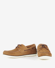 Load image into Gallery viewer, Barbour Wake Boat Shoe in Russet.