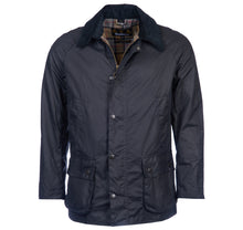Load image into Gallery viewer, Barbour Ashby waxed jacket in Navy.
