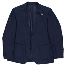 Load image into Gallery viewer, Lardini - Dyed Drop 7 Suit Blazer in Navy.