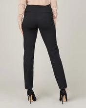 Load image into Gallery viewer, Model wearing Spanx - The Perfect Pant, Slim Straight in Classic Black 20254R - back.