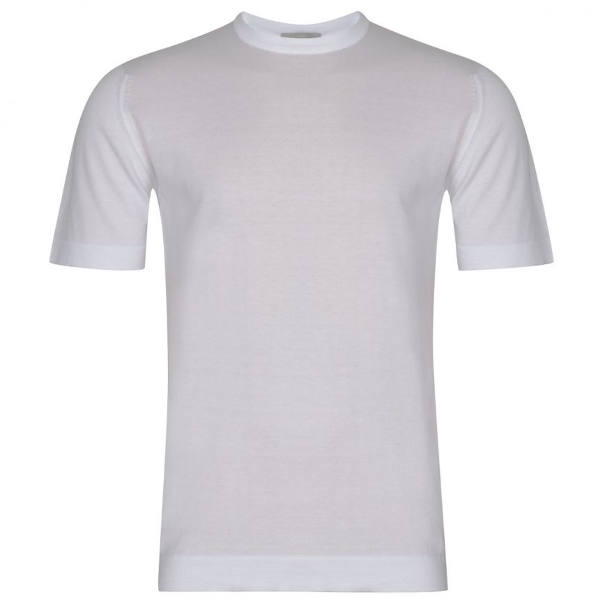 John Smedley - Lorca S/S T-Shirt in White