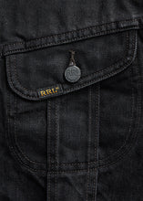 Load image into Gallery viewer, RRL - Worn-In Black Denim Trucker Jacket in Worn-In Black Wash.