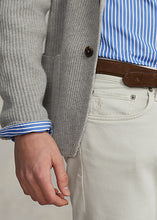 Load image into Gallery viewer, Model wearing POLO Ralph Lauren - Sullivan Slim Knitlike Chino Pant in Dove Grey.