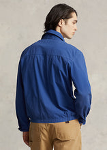 Load image into Gallery viewer, Model wearing POLO Ralph Lauren - Ralph's Marina Poplin Jacket in Vineyard Royal.