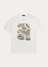 Load image into Gallery viewer, POLO Ralph Lauren - Classic Fit Jersey Graphic T-Shirt in Deckwash White.