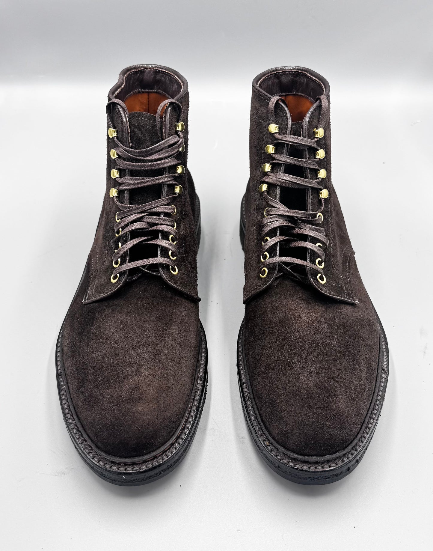 Alden M1801H in Chocolate Suede.