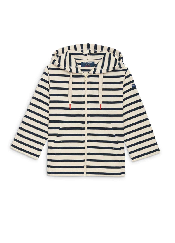 Saint James - Colleville Kids in Ecru/Marine.