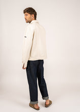 Load image into Gallery viewer, Model wearing Saint James - ST Timothee Men&#39;s Jacket in Craie - back.
