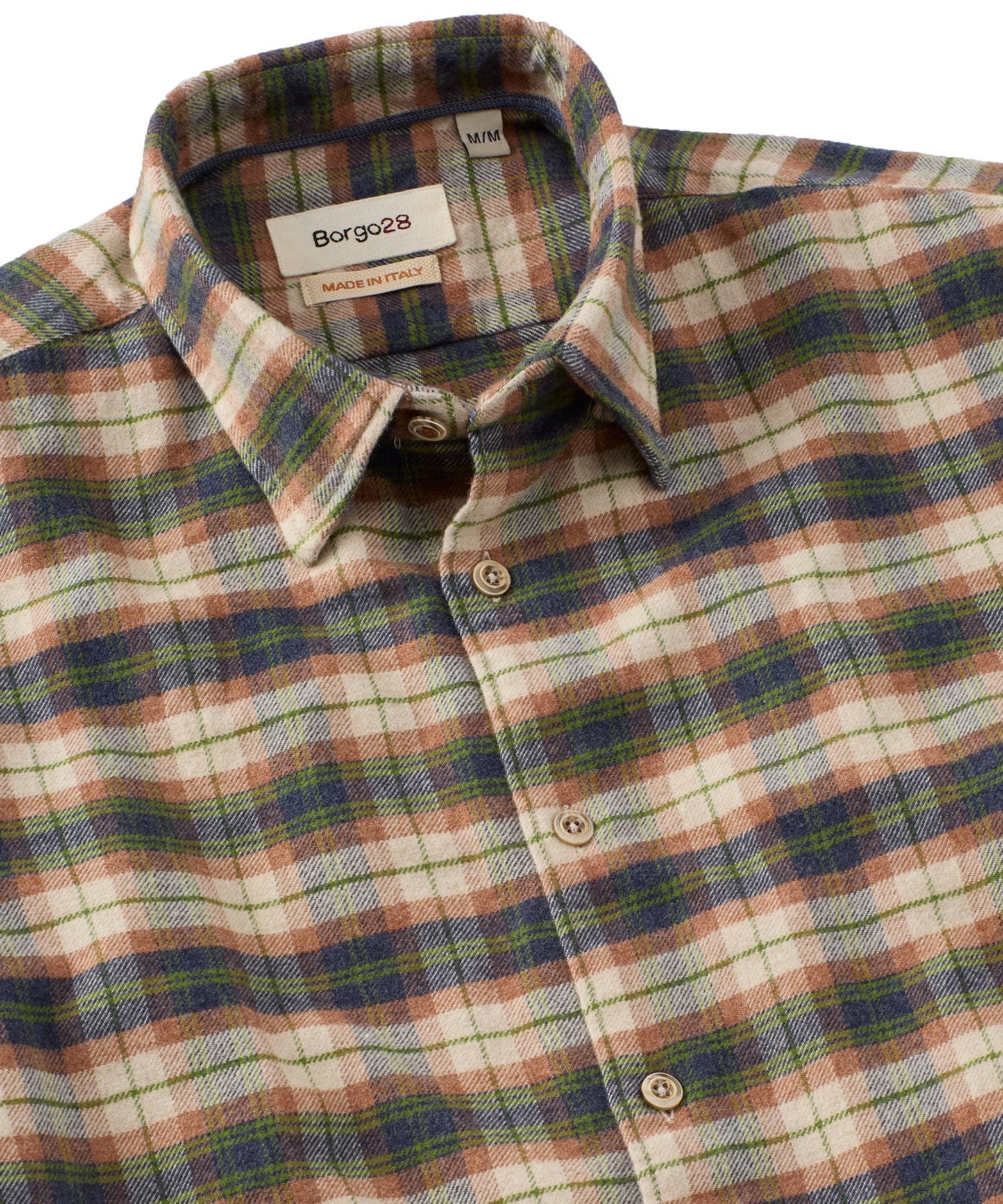 Borgo 28 - LS Melange Multi Plaid Shirt