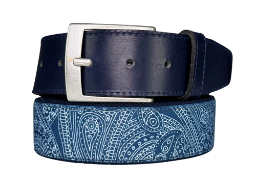 Armin Oehler- Flex Comfort Stretch Belt in Blue.
