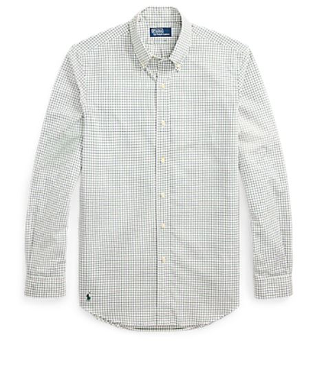 POLO Ralph Lauren - LS Cambridge Poplin Sport Shirt - Cream Multi