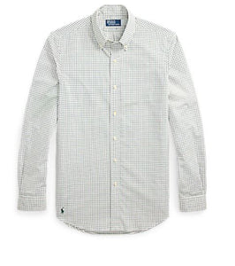 POLO Ralph Lauren - LS Cambridge Poplin Sport Shirt - Cream Multi