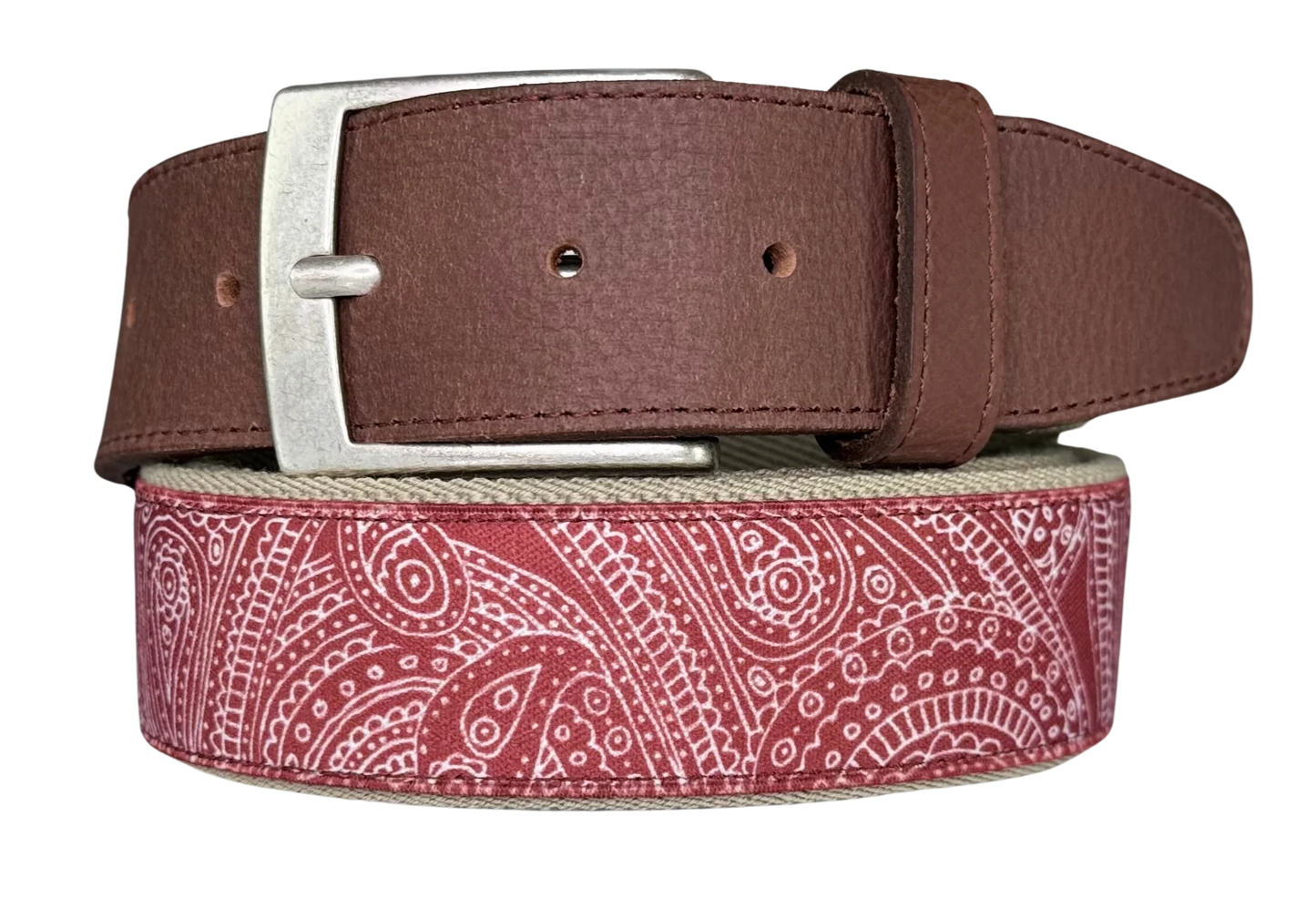 Armin Oehler- Flex Comfort Stretch Belt in Red.