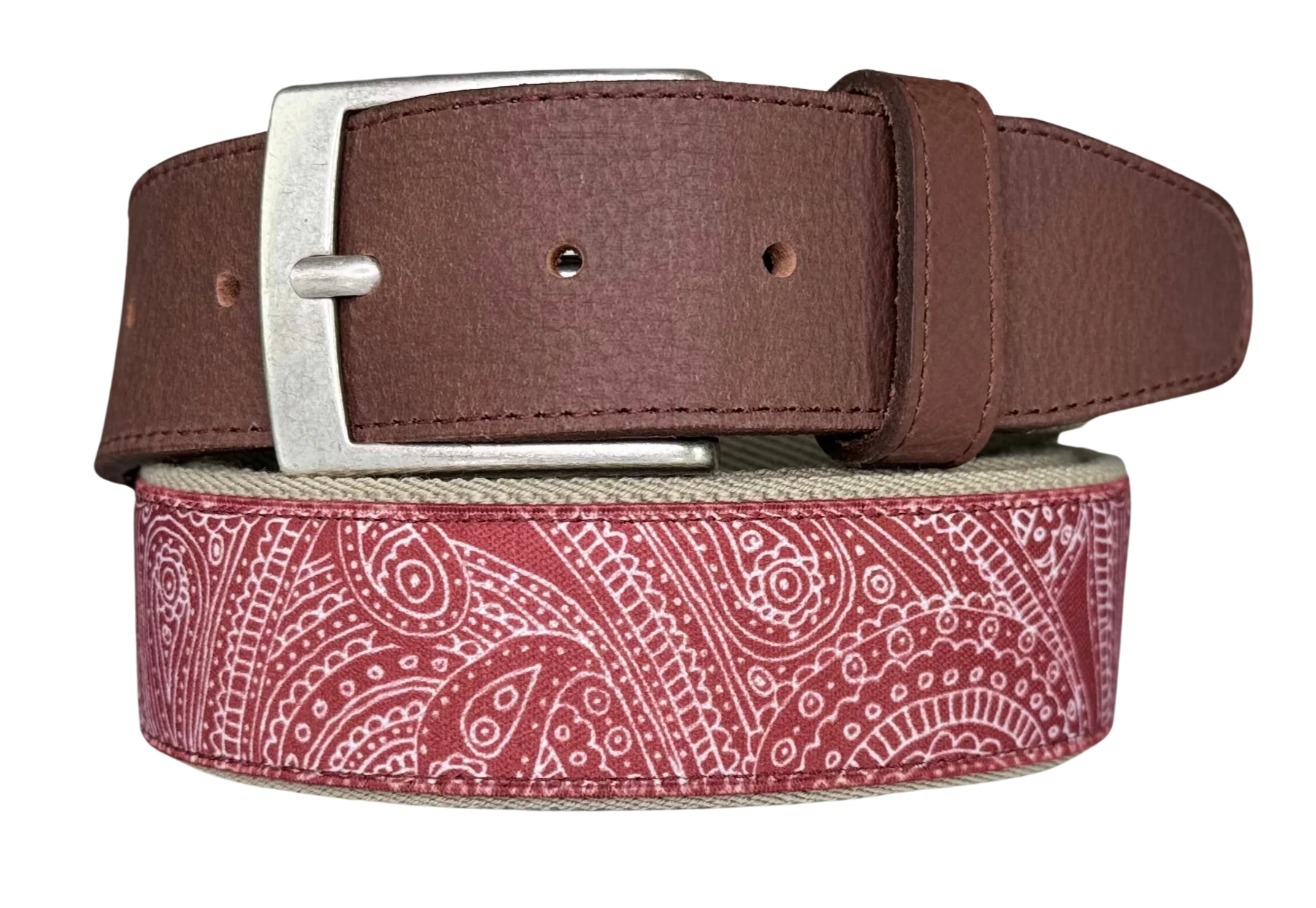 Armin Oehler- Flex Comfort Stretch Belt in Red.