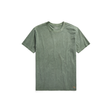 Load image into Gallery viewer, RRL - S/S Garment-Dyed Crewneck T-Shirt in Forest Green.
