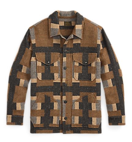 RRL - Cotton/Wool Blend Ashford Cruiser Shirt Jacket