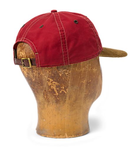 RRL- Oil Cloth/Cotton Corduroy "Double RL and Company" Logo Sportsman Hat