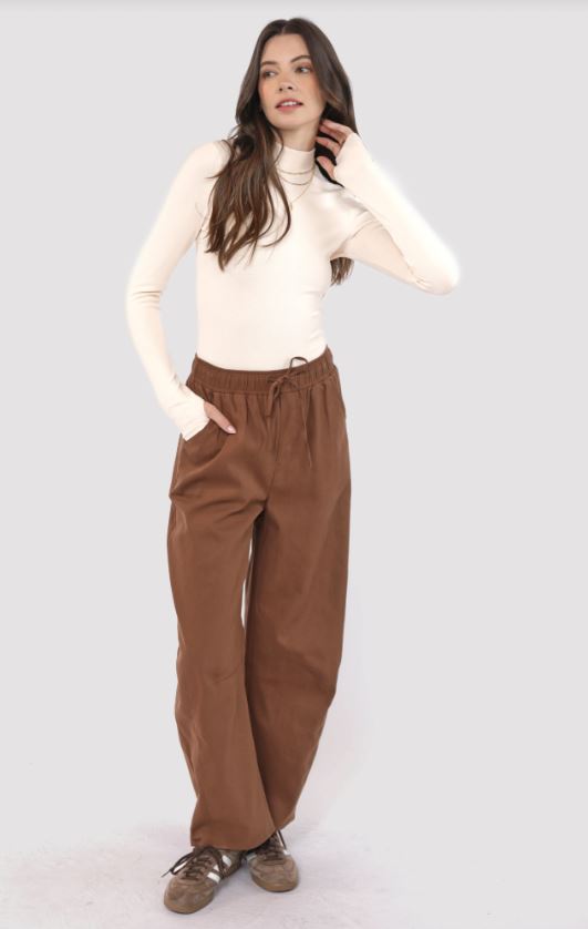 Sadie & Sage - Ronan Mock Neck Top w/ Thumbhole