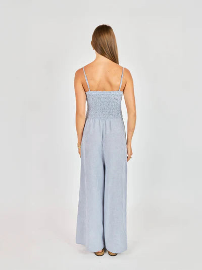 Sadie & Sage - Garden Sun Smocked Jumpsuit
